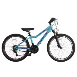 Dviratis CROSS Daisy 24'' // 21G, dydis 12,5" (31 cm) (mėlyna)