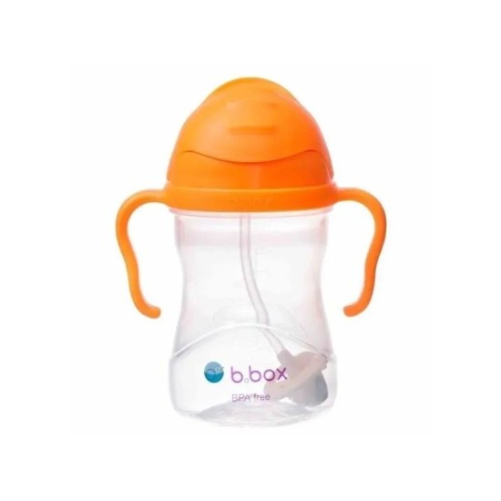 b.box Neišsiliejanti gertuvė su svareliu 240 ml "Orange Zing"