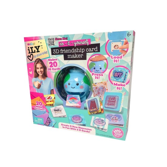 WECOOL DIY 3D atvirukų gaminimo rinkinys WECOOL DIY 3D atvirukų gaminimo rinkinys