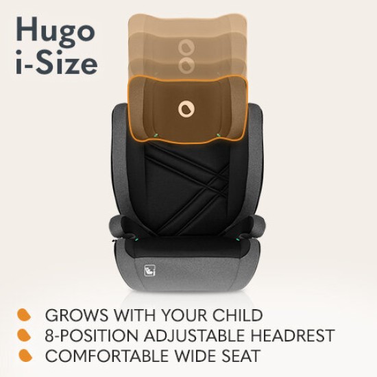 LIONELO automobilinė kėdutė HUGO I-SIZE 100-150cm LIONELO automobilinė kėdutė HUGO I-SIZE 100-150cm