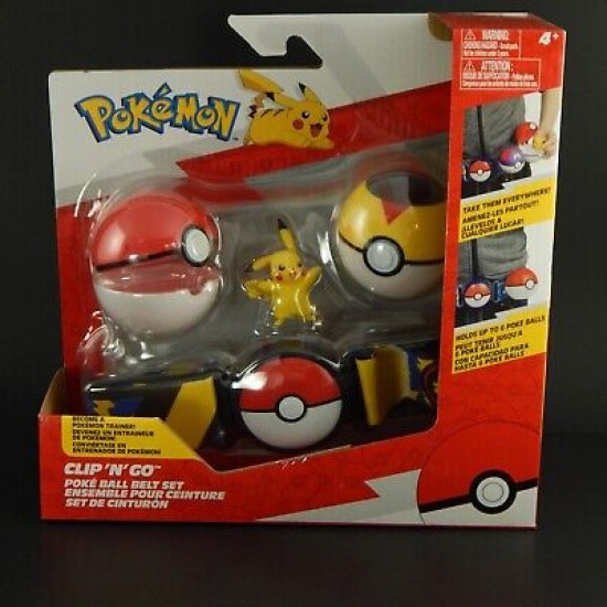 POKEMON Clip ´n´ Go Poke Ball Pokemonų diržo rinkinys