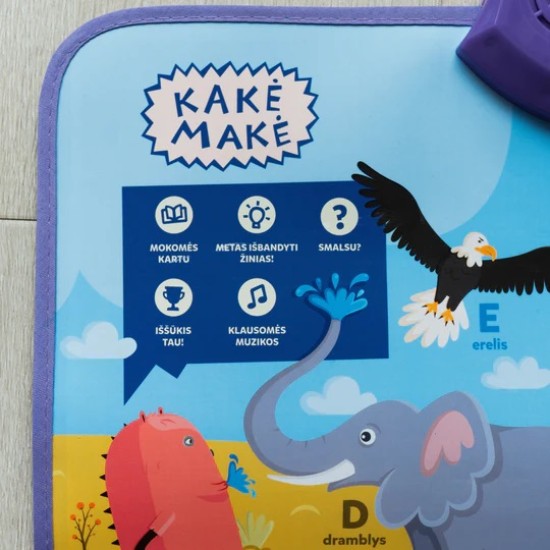 KAKĖ MAKĖ KALBANČIOS RAIDĖS IR GYVŪNAI