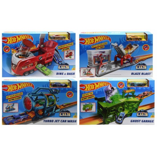 Hot Wheels City Išskleidžiamas žaidimų rinkinys
