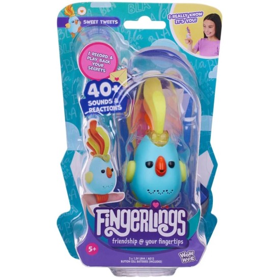 FINGERLINGS interaktyvus paukštelis