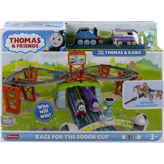 THOMAS & FRIENDS Sodor taurės lenktynių trasos rinkinys