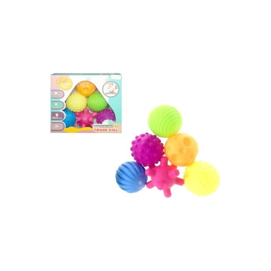 BabyToys Kamuoliukai sensoriniai 6 vnt. BabyToys Kamuoliukai sensoriniai 6 vnt.