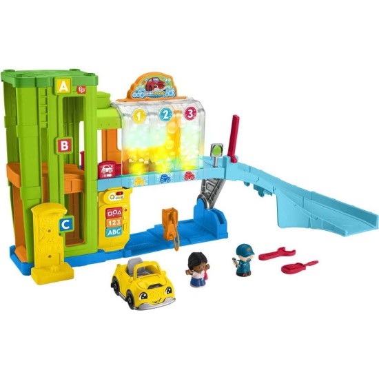 Fisher-Price® interaktyvus mažylių automobilių garažas