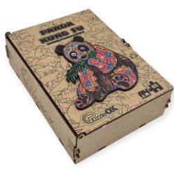 Medinė dėlionė Panda 65 det