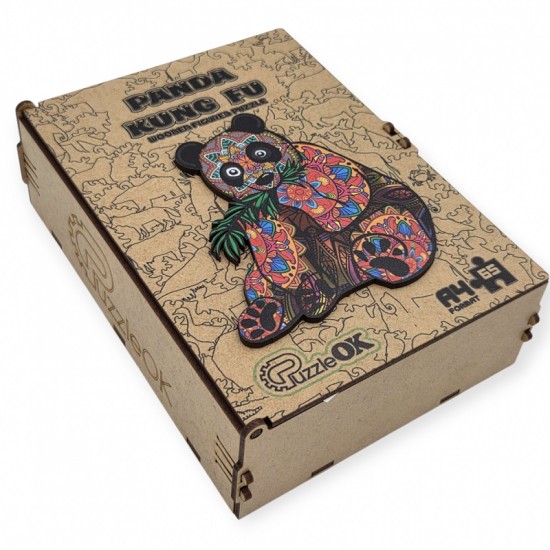 Medinė dėlionė Panda 65 det Medinė dėlionė Panda 65 det
