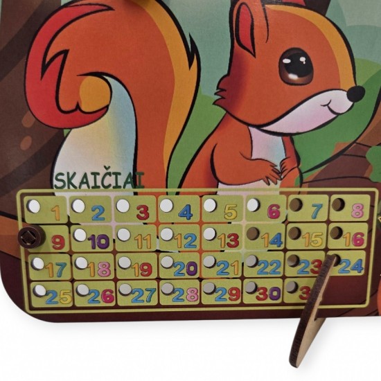 PuzzleOK lavinamasis Pažintinis kalendorius lietuviškas