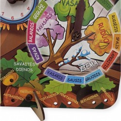 PuzzleOK lavinamasis Pažintinis kalendorius lietuviškas