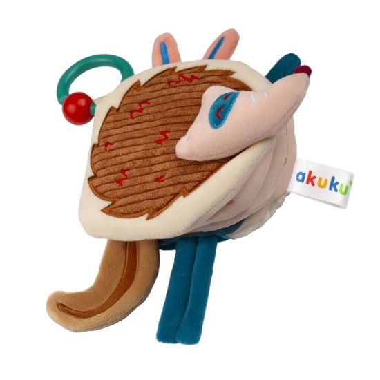 Akuku pliušinė sensorinė knygelė, Ežiukas