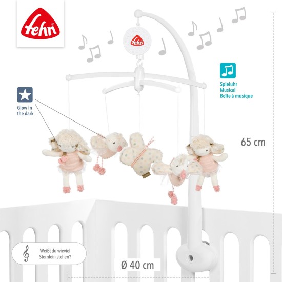 Fehn muzikinė karuselė „LAND “pink