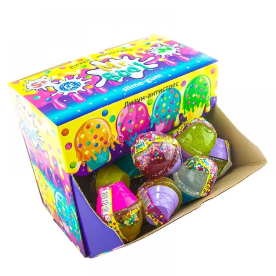 EcoToys Antistresinė Slime masė ICE CREAM 1 vnt Įvairių spalvų