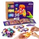 EcoToys Kūrybinis rinkinys Air clay Modelino rinkinys - 36 spalvų rinkinys