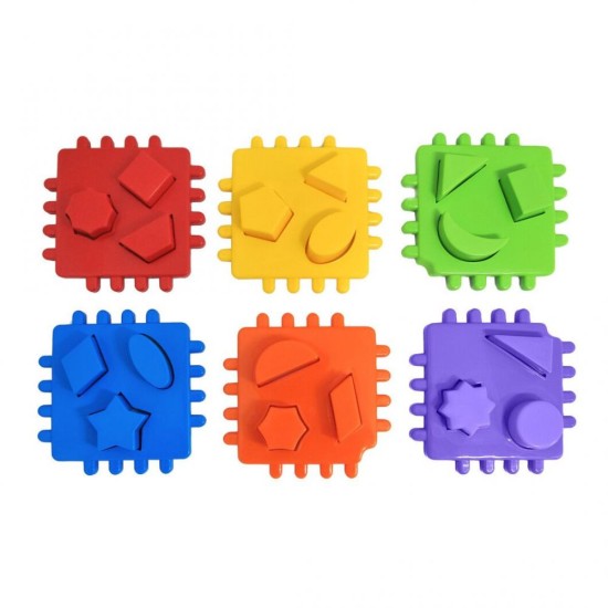 Eco Toys Lavinamasis formelių rūšiavimo žaidimas „Kubas“