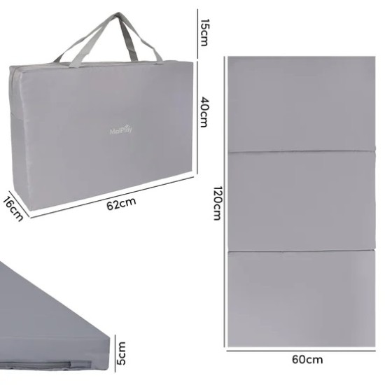 Malis kelioninis sulankstomas čiužinukas 120x60 Malis kelioninis sulankstomas čiužinukas 120x60