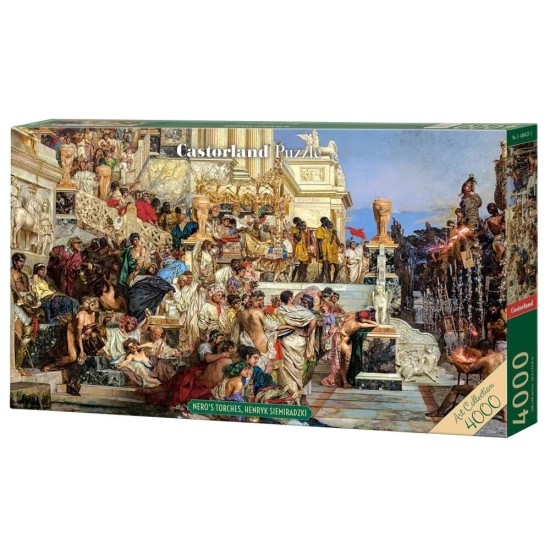 Castorland dėlionė ART kolekcija Nero's Torches, Henryk Siemiradzki 4000 det.