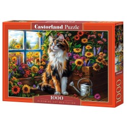 Castorland dėllionė Blooming Cat Meditation 1000 det