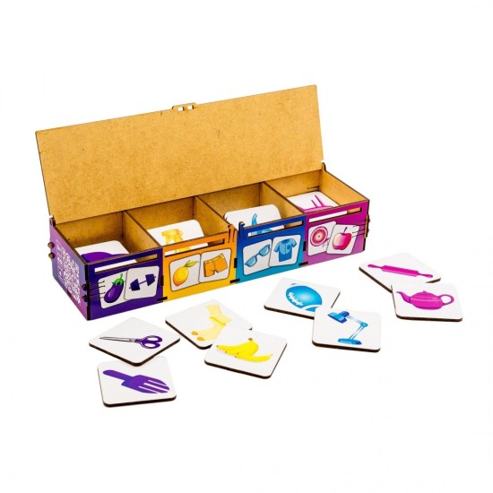 PuzzleOK rūšiuokliai Montessori Spalvos