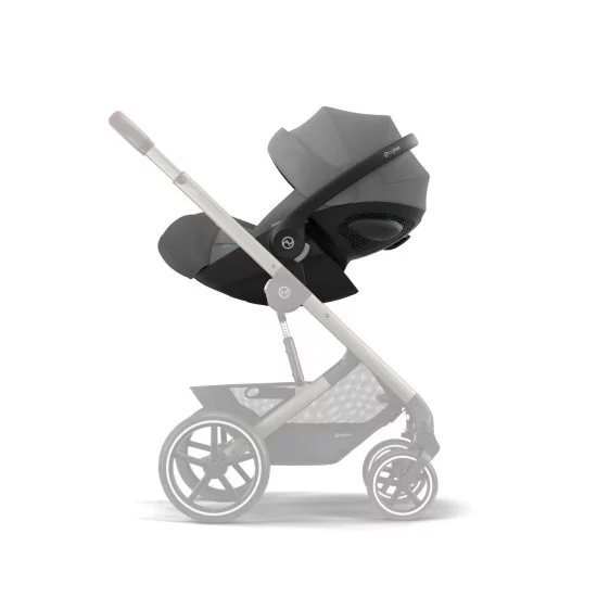 Cybex Talos S Lux universalus vežimėlis 3 in 1 Black Moon Black