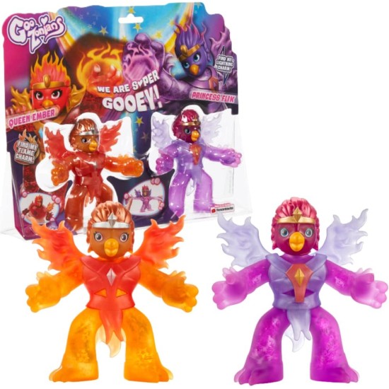 HEROES OF GOO JIT ZU Queen Ember & Princess Flik