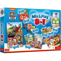 TREFL PAW PATROL 8in1 Mix&play stalo žaidimų rinkinys