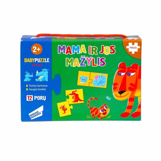 Baby Puzzle dėlionė mažiausiems Mama ir jos mažylis 24 det.