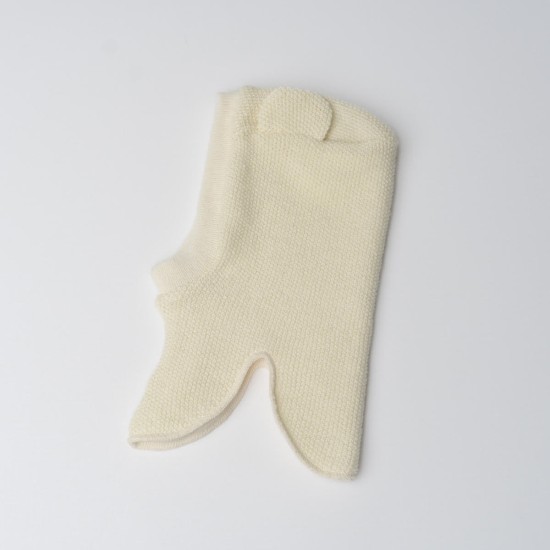 Vilaurita Šilta, dviejų sluoksnių kepurė - šalmukas su merino vilna