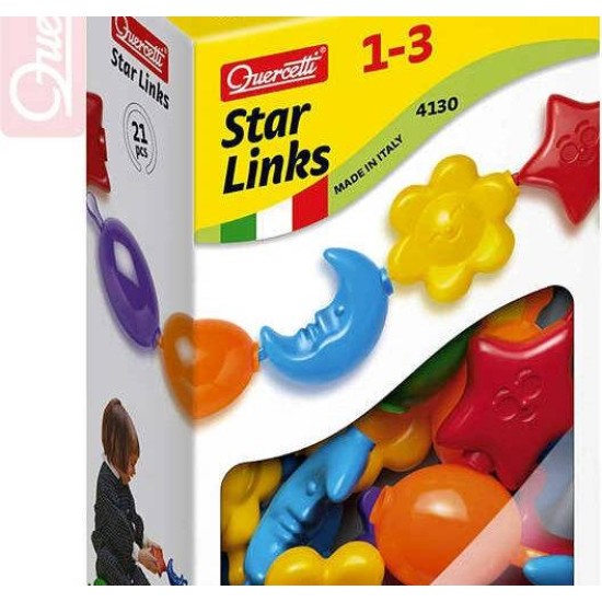 Quercetti Star Links - detalių žaidimas 