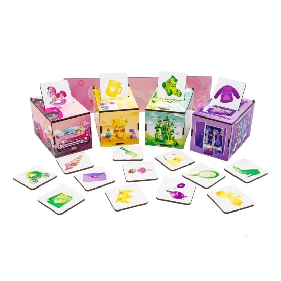 PuzzleOK rūšiuokliai Montessori Princesės