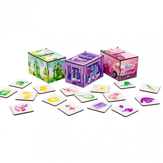 PuzzleOK rūšiuokliai Montessori Princesės