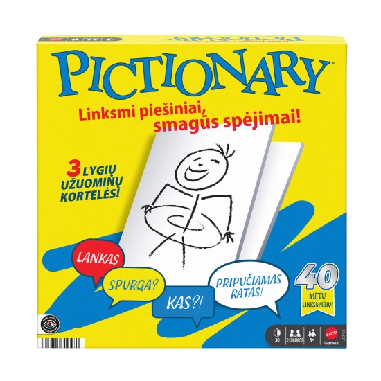 Stalo žaidimas PICTIONARY (lietuvių kalba)