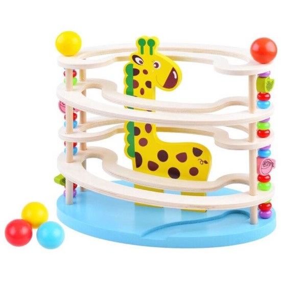 Lavinimo žaislas Animals Roll Ball Tower