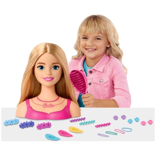 BARBIE stilizavimo galva – šviesūs plaukai