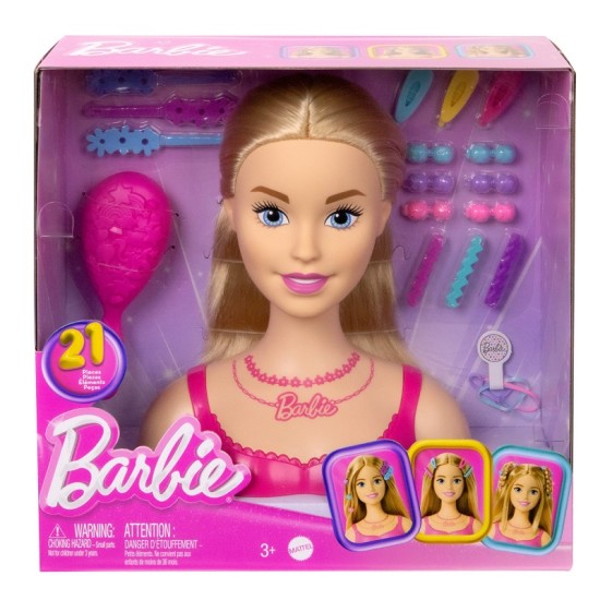 BARBIE stilizavimo galva – šviesūs plaukai