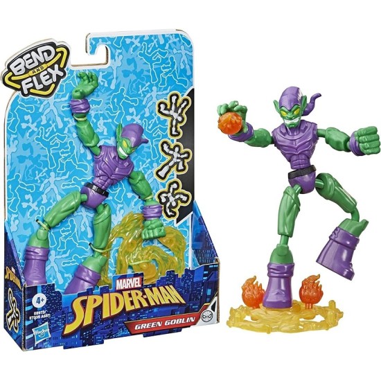 HAS SPD Spiderman figūrėlė Green Goblin „Bend and Flex”
