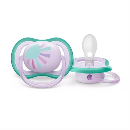 PHILIPS AVENT ULTRA AIR, silikonis čiulptukas 0-6mėn.(SCF086/04), 1vnt.