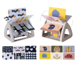 Taf Toys Tummy Time Spinning Book- pastatoma knygelė 