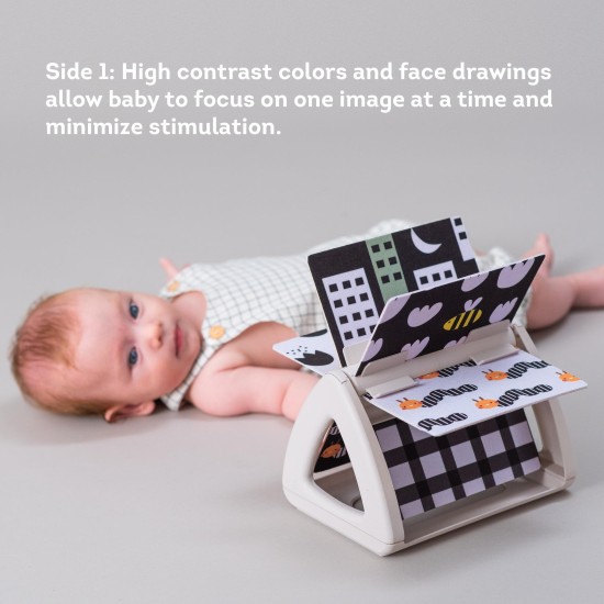 Taf Toys Tummy Time Spinning Book- pastatoma knygelė 