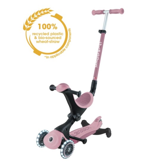 GLOBBER GO•UP DELUXE LIGHTS ECOLOGIC 360° paspirtukas šviečiančiais ratais