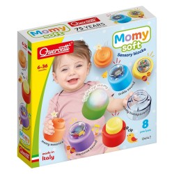 Quercetti Momy Sensory - minkštos sensorinės kaladėlės 8 det.