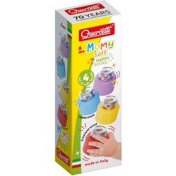 Quercetti Momy Soft Happy Sound - minkštos kaladėlės su barškučiais 4 det.