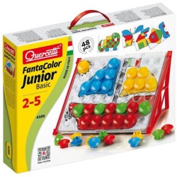 Quercetti FantaColor Junior Basic  - lavinamoji mozaika 48 det.
