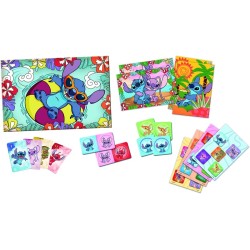 TREFL DISNEY STITCH 8in1 Mix&play stalo žaidimų rinkinys