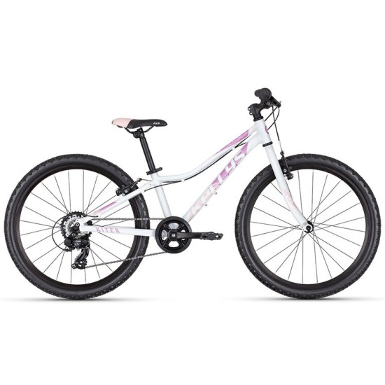 Dviratis Kellys Kiter 30 24" // 7G dydis 11" (28 cm) (balta)