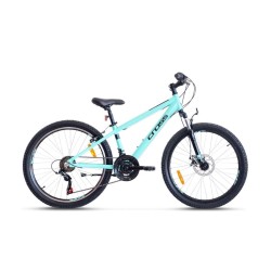 Dviratis CROSS Stella 24" // 21G, dydis 12,5" (31 cm) (šviesiai mėlyna)
