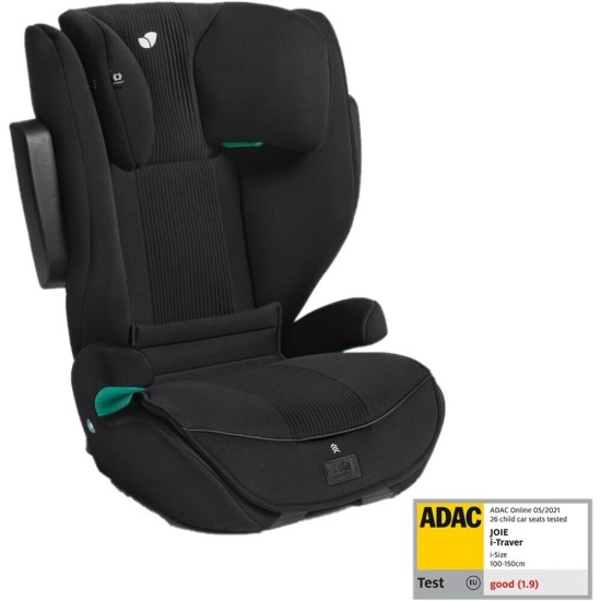 Joie autokėdutė I-TRAVER Signature, 100-150cm, Eclipse, juoda