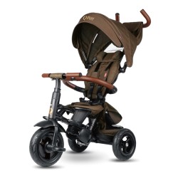 QPLAY RITO DELUXE Rubber sulankstomas triratukas guminiais ratais
