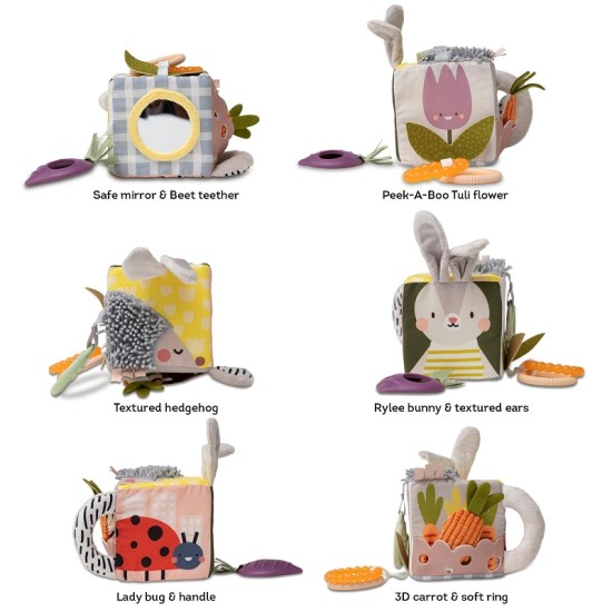 Taf Toys lavinamasis žaislas - veiklos kubas  Urban Garden